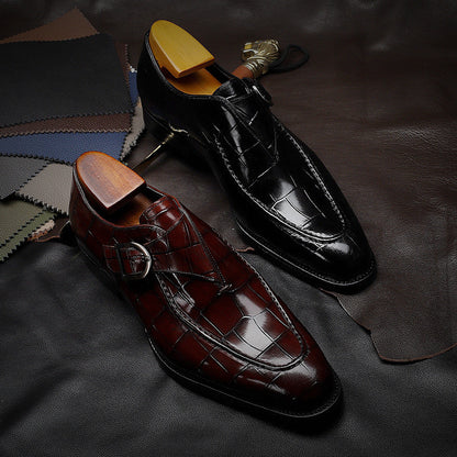 Scarpe basse da uomo classiche in pelle, da sera formali, mocassini da uomo - ModaTutto