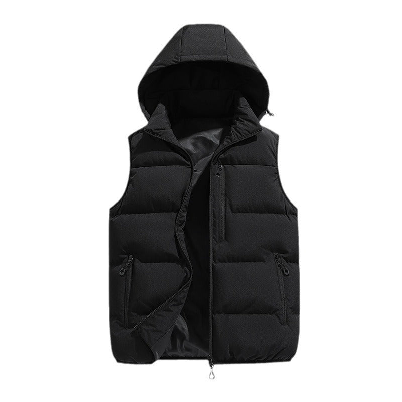 Gilet termico con cappuccio impermeabile multitasche - ModaTutto