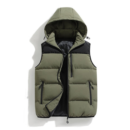 Gilet termico con cappuccio impermeabile multitasche - ModaTutto